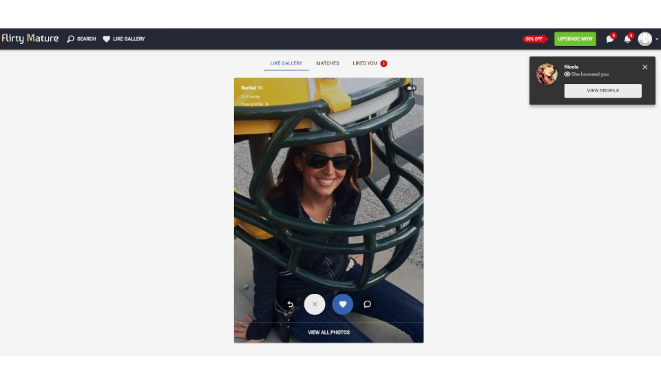 Ontwerp en bruikbaarheid van FlirtyMature