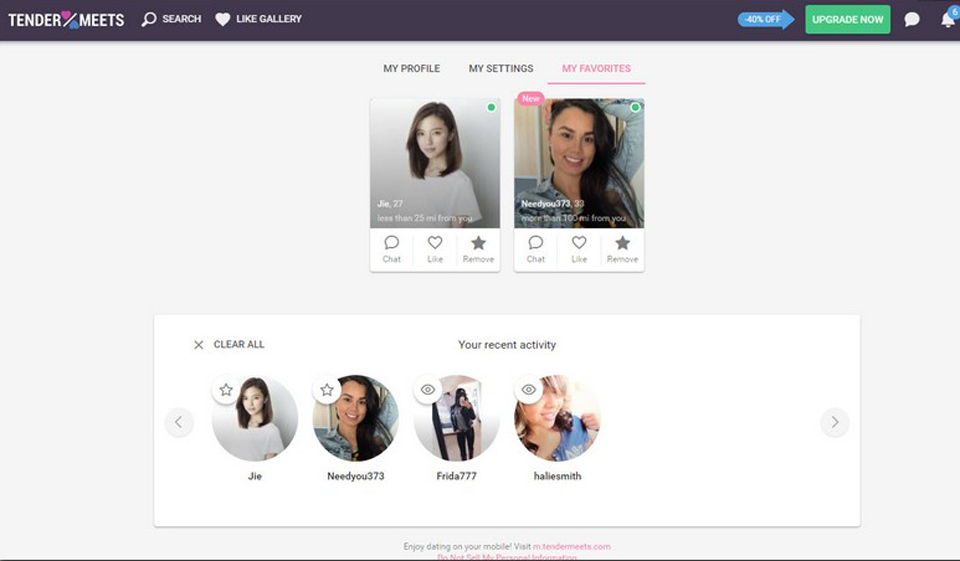 What brands are alternatives to TenderMeets?