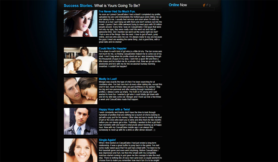 Who is on CasualDates?